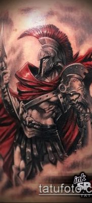 фото тату спартанец (tattoo Spartan) (значение) — пример рисунка — 016 tatufoto.com