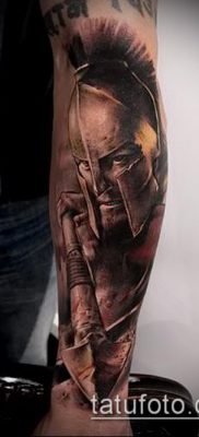 фото тату спартанец (tattoo Spartan) (значение) — пример рисунка — 019 tatufoto.com