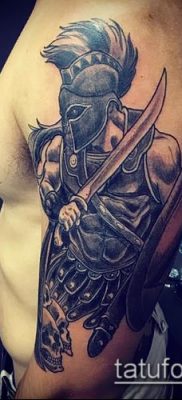 фото тату спартанец (tattoo Spartan) (значение) — пример рисунка — 023 tatufoto.com