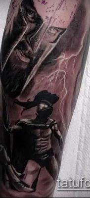 фото тату спартанец (tattoo Spartan) (значение) — пример рисунка — 052 tatufoto.com