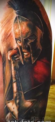 фото тату спартанец (tattoo Spartan) (значение) — пример рисунка — 054 tatufoto.com