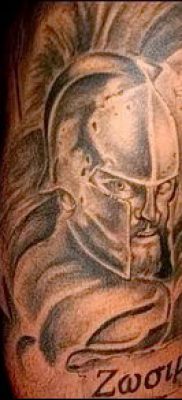 фото тату спартанец (tattoo Spartan) (значение) — пример рисунка — 085 tatufoto.com