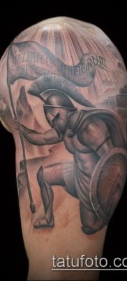 фото тату спартанец (tattoo Spartan) (значение) — пример рисунка — 113 tatufoto.com