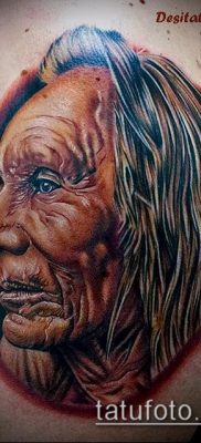 фото тату старец (значение) — пример интересного рисунка тату — 015 tatufoto.com