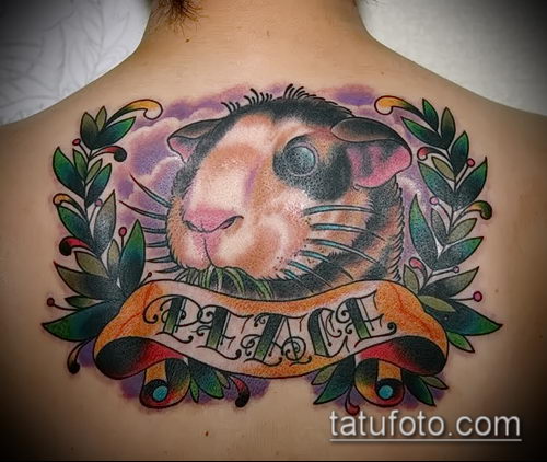 фото тату хомяк (значение) - пример интересного рисунка тату - 044 tatufoto.com