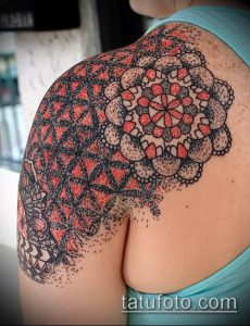 фото тату цветок жизни (Tattoo Flower of Li) (значение) - пример рисунка - 033 tatufoto.com