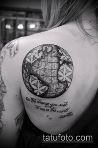 фото тату цветок жизни (Tattoo Flower of Li) (значение) - пример рисунка - 035 tatufoto.com