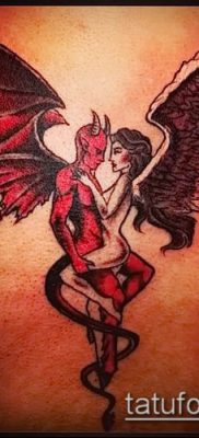 фото тату черт (devil tattoo) (значение) — пример рисунка — 005 tatufoto.com