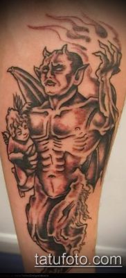 фото тату черт (devil tattoo) (значение) — пример рисунка — 008 tatufoto.com