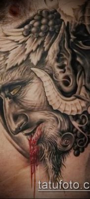 фото тату черт (devil tattoo) (значение) — пример рисунка — 017 tatufoto.com