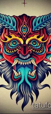 фото тату черт (devil tattoo) (значение) — пример рисунка — 018 tatufoto.com