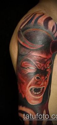 фото тату черт (devil tattoo) (значение) — пример рисунка — 021 tatufoto.com