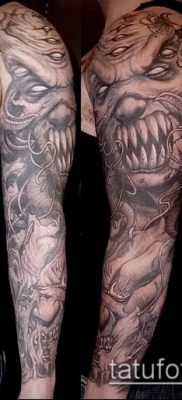 фото тату черт (devil tattoo) (значение) — пример рисунка — 035 tatufoto.com