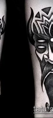фото тату черт (devil tattoo) (значение) — пример рисунка — 054 tatufoto.com