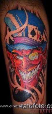 фото тату черт (devil tattoo) (значение) — пример рисунка — 069 tatufoto.com