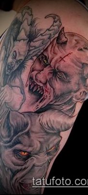 фото тату черт (devil tattoo) (значение) — пример рисунка — 081 tatufoto.com