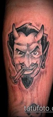 фото тату черт (devil tattoo) (значение) — пример рисунка — 083 tatufoto.com