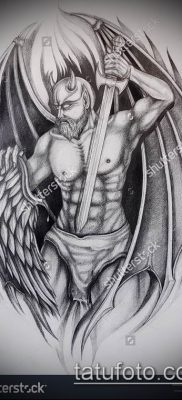 фото тату черт (devil tattoo) (значение) — пример рисунка — 084 tatufoto.com