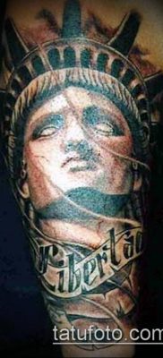 фото ТАТУ СТАТУЯ СВОБОДЫ (Tattoo) (значение) — пример рисунка — 006 tatufoto.com