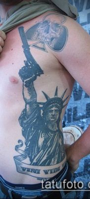фото ТАТУ СТАТУЯ СВОБОДЫ (Tattoo) (значение) — пример рисунка — 011 tatufoto.com