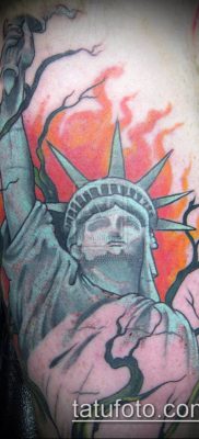 фото ТАТУ СТАТУЯ СВОБОДЫ (Tattoo) (значение) — пример рисунка — 013 tatufoto.com