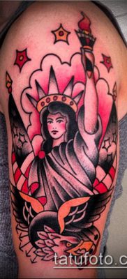 фото ТАТУ СТАТУЯ СВОБОДЫ (Tattoo) (значение) — пример рисунка — 014 tatufoto.com