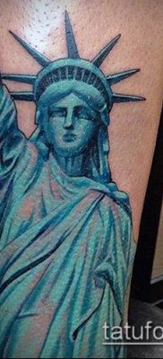 фото ТАТУ СТАТУЯ СВОБОДЫ (Tattoo) (значение) — пример рисунка — 021 tatufoto.com