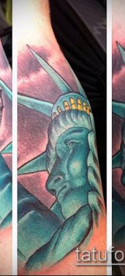 фото ТАТУ СТАТУЯ СВОБОДЫ (Tattoo) (значение) — пример рисунка — 023 tatufoto.com