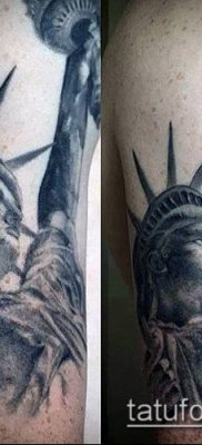 фото ТАТУ СТАТУЯ СВОБОДЫ (Tattoo) (значение) — пример рисунка — 024 tatufoto.com