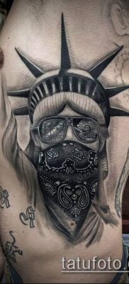 фото ТАТУ СТАТУЯ СВОБОДЫ (Tattoo) (значение) — пример рисунка — 028 tatufoto.com
