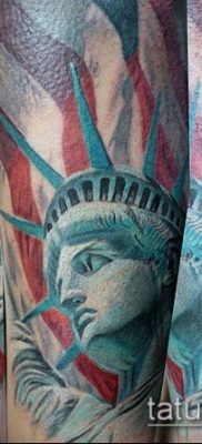 фото ТАТУ СТАТУЯ СВОБОДЫ (Tattoo) (значение) — пример рисунка — 030 tatufoto.com