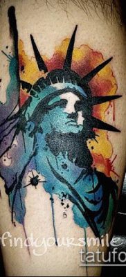 фото ТАТУ СТАТУЯ СВОБОДЫ (Tattoo) (значение) — пример рисунка — 035 tatufoto.com