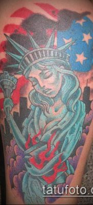 фото ТАТУ СТАТУЯ СВОБОДЫ (Tattoo) (значение) — пример рисунка — 037 tatufoto.com