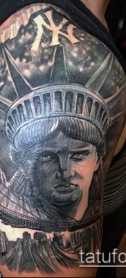 фото ТАТУ СТАТУЯ СВОБОДЫ (Tattoo) (значение) — пример рисунка — 040 tatufoto.com