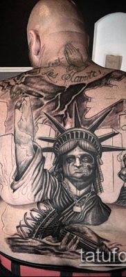фото ТАТУ СТАТУЯ СВОБОДЫ (Tattoo) (значение) — пример рисунка — 041 tatufoto.com