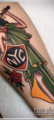 фото ТАТУ СТАТУЯ СВОБОДЫ (Tattoo) (значение) — пример рисунка — 046 tatufoto.com