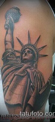 фото ТАТУ СТАТУЯ СВОБОДЫ (Tattoo) (значение) — пример рисунка — 049 tatufoto.com