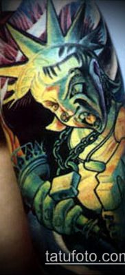 фото ТАТУ СТАТУЯ СВОБОДЫ (Tattoo) (значение) — пример рисунка — 051 tatufoto.com