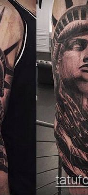 фото ТАТУ СТАТУЯ СВОБОДЫ (Tattoo) (значение) — пример рисунка — 056 tatufoto.com
