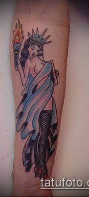 фото ТАТУ СТАТУЯ СВОБОДЫ (Tattoo) (значение) — пример рисунка — 062 tatufoto.com