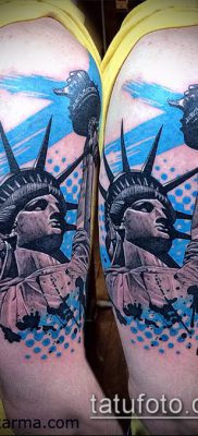 фото ТАТУ СТАТУЯ СВОБОДЫ (Tattoo) (значение) — пример рисунка — 068 tatufoto.com