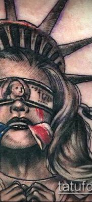 фото ТАТУ СТАТУЯ СВОБОДЫ (Tattoo) (значение) — пример рисунка — 071 tatufoto.com