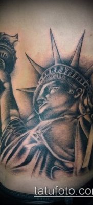 фото ТАТУ СТАТУЯ СВОБОДЫ (Tattoo) (значение) — пример рисунка — 074 tatufoto.com