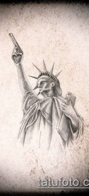 фото ТАТУ СТАТУЯ СВОБОДЫ (Tattoo) (значение) — пример рисунка — 082 tatufoto.com