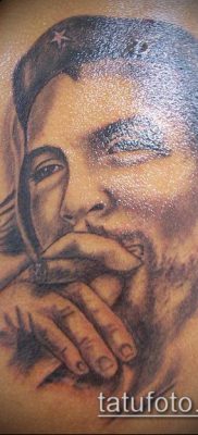 ТАТУИРОВКА ЧЕ ГЕВАРА №507 — крутой вариант рисунка, который успешно можно использовать для переделки и нанесения как татуировка че гевара