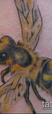 ТАТУИРОВКА ШМЕЛЬ №935 — эксклюзивный вариант рисунка, который хорошо можно использовать для преобразования и нанесения как татуировка шмель щербинка