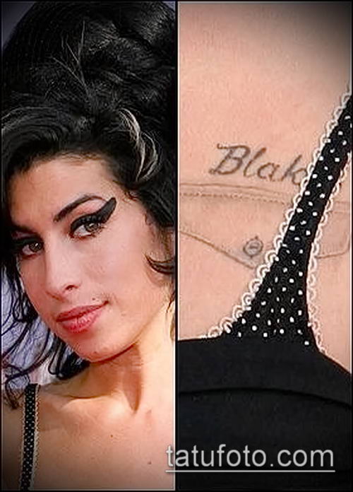 фото Тату Эми Уайнхаус (tattoo) (значение) - пример рисунка - 002 tatufoto.com