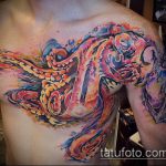 ЦВЕТНЫЕ ТАТУИРОВКИ №122 - эксклюзивный вариант рисунка, который успешно можно использовать для преобразования и нанесения как цветные татуировки на теле