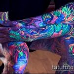 ЦВЕТНЫЕ ТАТУИРОВКИ №956 - уникальный вариант рисунка, который хорошо можно использовать для переработки и нанесения как татуировка цветное перо