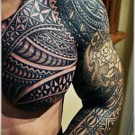 ЭТНИЧЕСКИЕ ТАТУИРОВКИ №540 - достойный вариант рисунка, который легко можно использовать для доработки и нанесения как этнические татуировки на спине